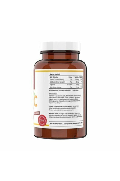 C Vitamini 1000 Mg Beta Glucan Sink Roza 120 Tablet 3 Qutı - 3