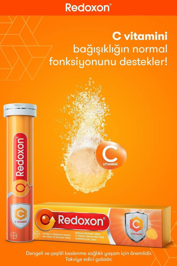 C Vitamini 15 Efervesan Tablet I 1000 Mg C Vitamini Içeren Takviye Edici Gıda - 11