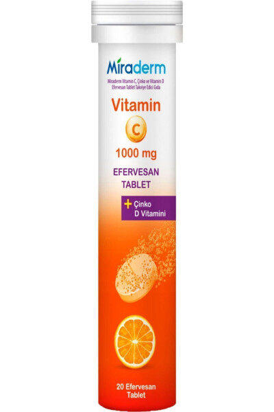 C Vitamini 3 Lü Etki 1000 Mg 20 Efervesan - 8