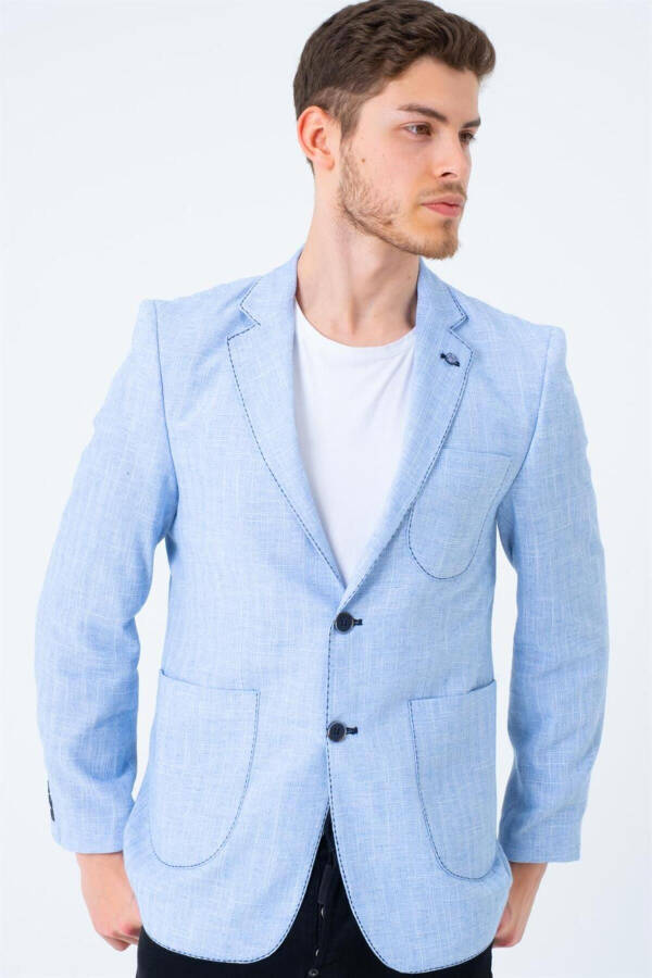 C9059 DEWBERRY MEN'S JACKET-BLUE - 3