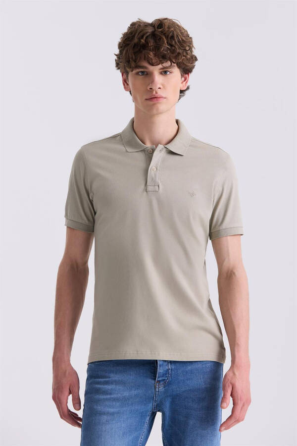 Cağla Slim Fit Polo Yaka T-Shirt - 1