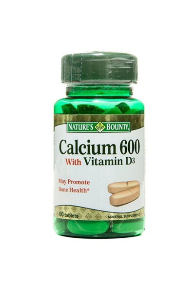 Calcium 600 With Vitamin D3 60 Tablets - 1