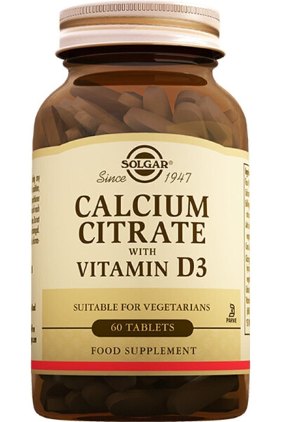 Calcium Citrate Vitamin D3 60 Tablets - 10