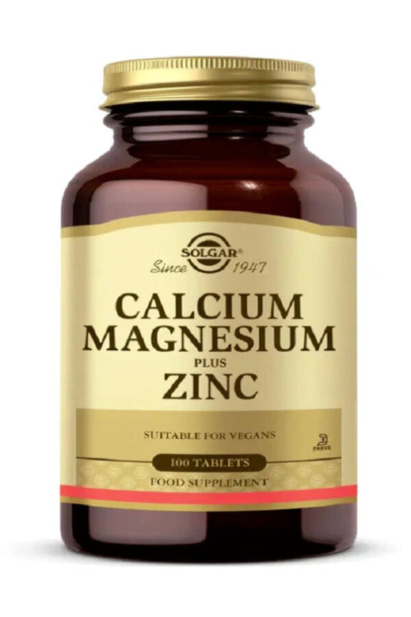 Calcium Magnesium Plus Zinc 100 Tablets - 5