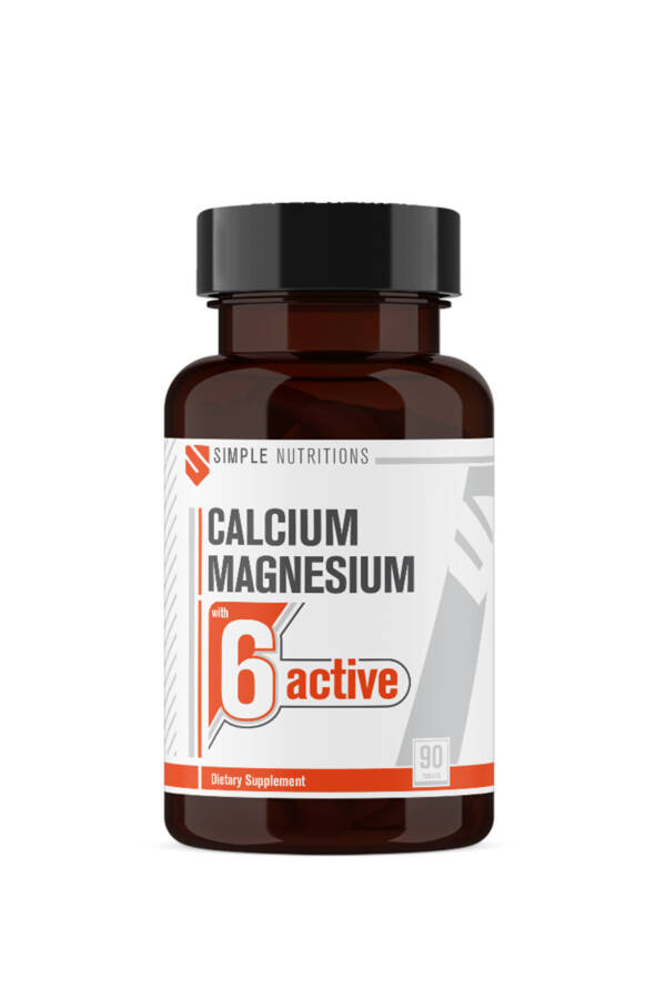 Calcium Magnesium with 6-Active Complex 90 Tablets - 1