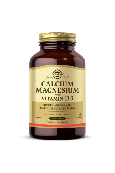 Calcium Magnesium With Vitamin D3 150 Tablets - 10