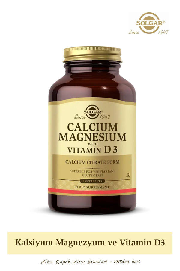 Calcium Magnesium With Vitamin D3 150 Tablets - 10