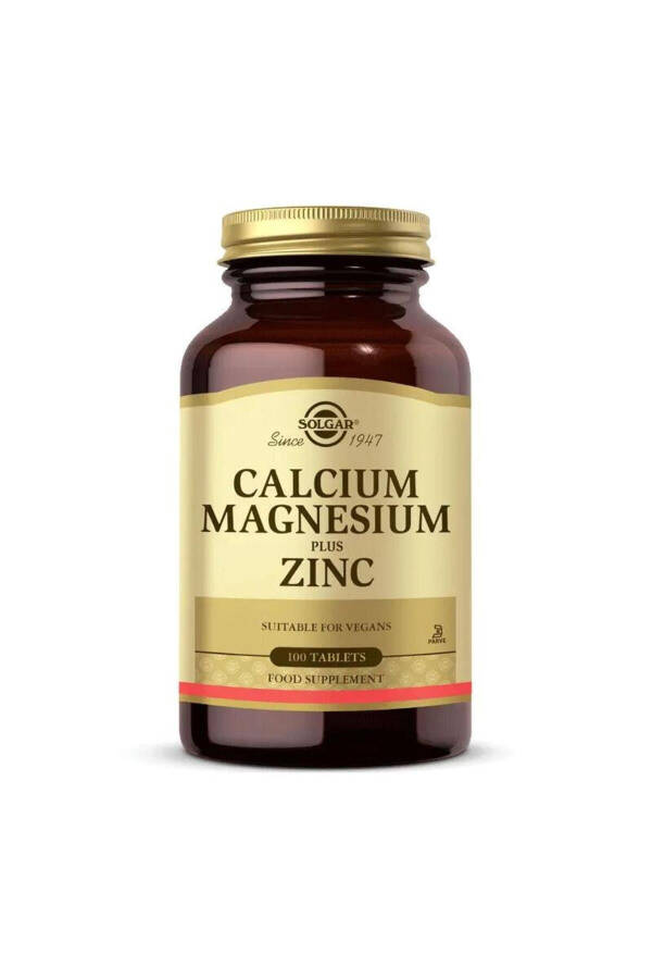 Calcium Magnesium Zinc 100 Tablets - 1