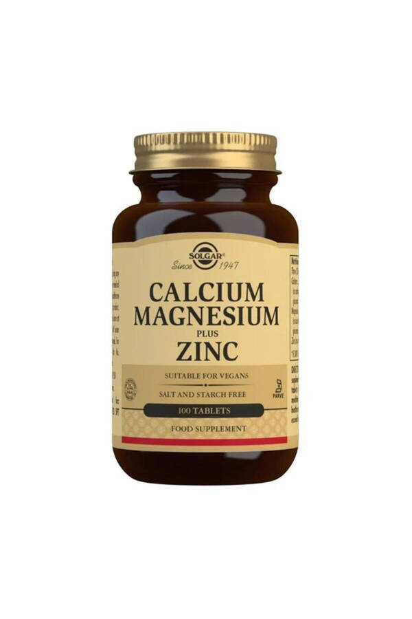 Calcium Magnesium Zinc 100 Tablets - 8