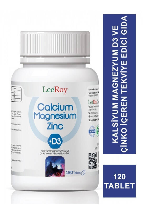 Calcium Magnesium Zinc 120 Tablets - 1