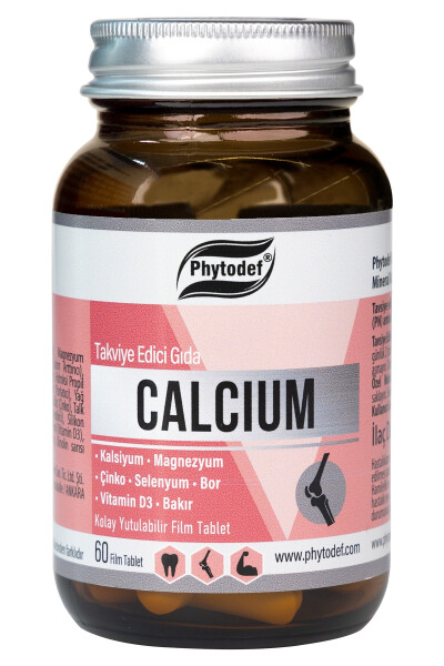 Calcium Magnesium Zinc - 60 Tablets - 6