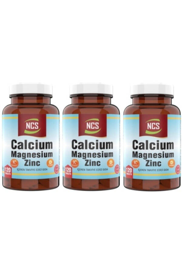 ® Calcium Magnesium Zinc D&k Calcium 3 X 120 Tablets - 1