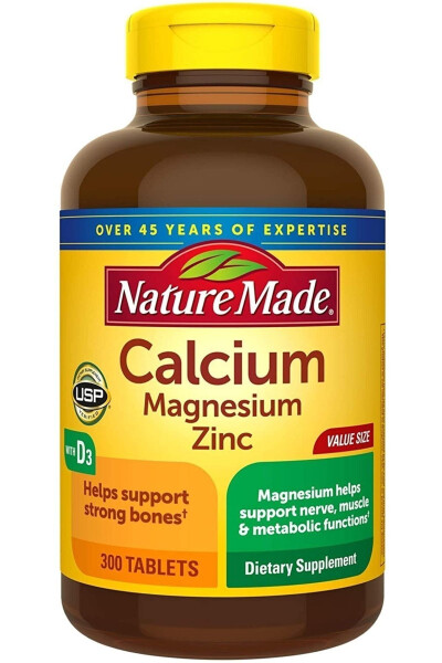 Calcium, Magnesium, Zinc With Vitamin D3 300 Tablets - 1