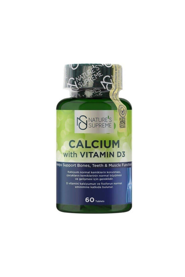 Calcium With Vitamin D3 60 Tablets - 1