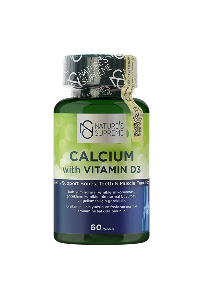 Calcium With Vitamin D3 60 Tablets - 5