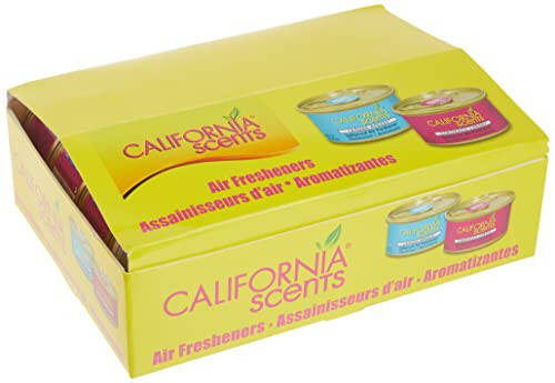 California Scents Markası Can Hava Tazeleyici ve Koku Giderici, 12'li Set, Ev ve Araba İçin, Dökülmez Kutular, Coronado Kiraz, Ferah ve Cesur, Her Biri 1.5 Oz - 5