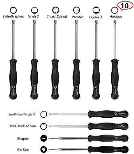 CALU LUKY Carburetor Adjustment Tool kit for 2 Common Cycle Carburator Adjusting Small Engine Carb Tune up Adjusting Tool- Echo Poulan Husqvarna MTD Ryobi Homelite String Trimmer - 2