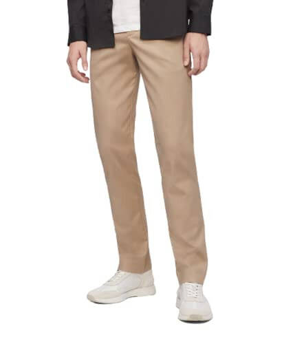 Calvin Klein Erkek Modern Streç Kırışmaya Dayanıklı Chino Pantolon Slim Fit - 1