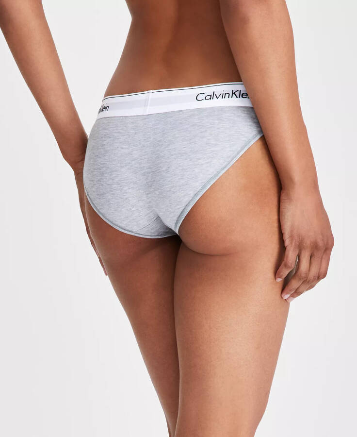 Calvin Klein Kadın Modern Pamuk Bikini Külot F3787 Gri Melanj - 7