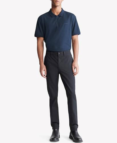 Calvin Klein Men's Slim Fit Woven Stretch Chino - 5