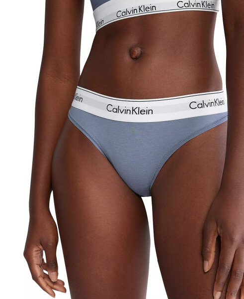 Calvin Klein Women's Modern Cotton Bikini Underwear F3787 Flint Stone - 3