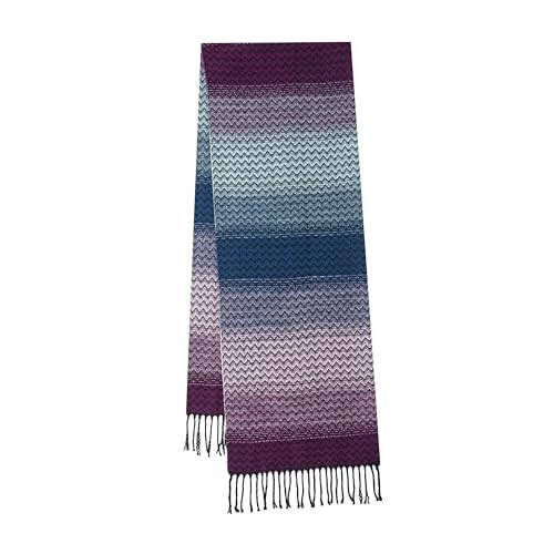 CALVIN & OLIVIA Cashmere Feel Scarf Soft Winter Soft Tartan Plaid Fashion Scottish Check Multi-Color Gift for Men Women - 2