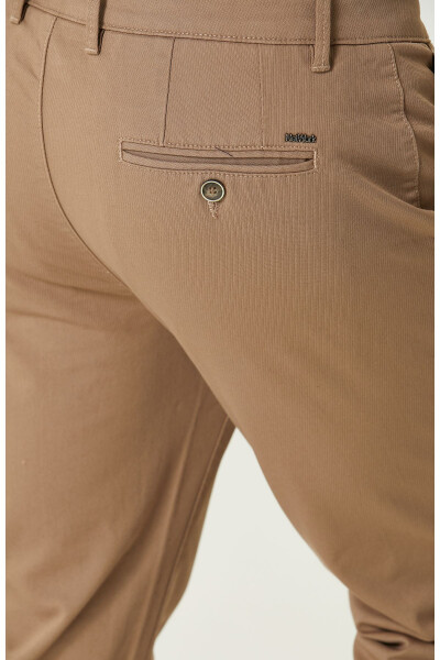 Camel Chino Pants - 5