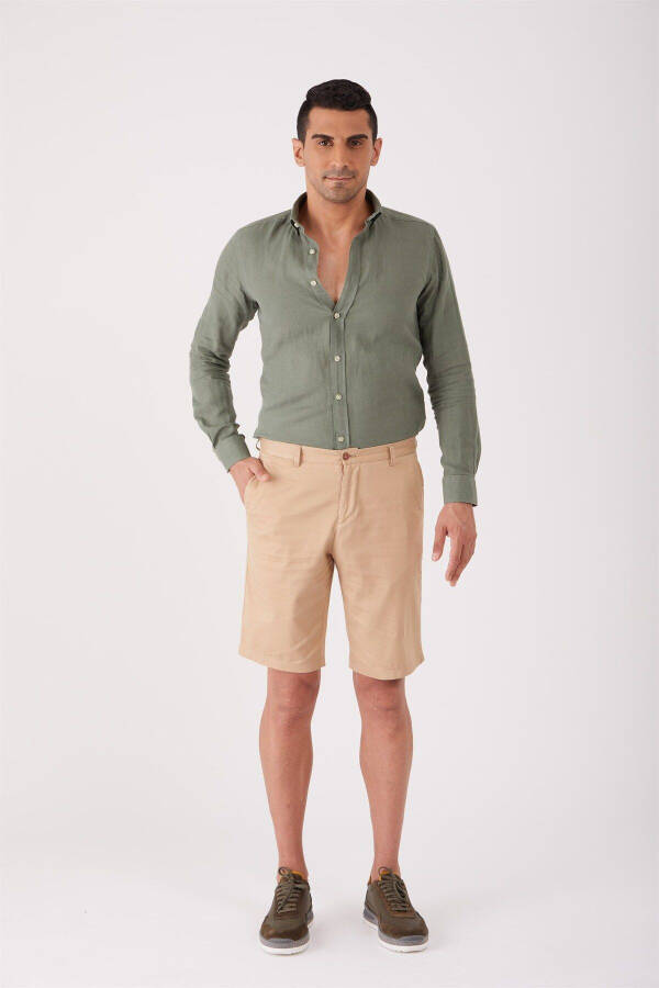 Camel Erkek Regular Fit Düz Casual Şort - 86791 - 11