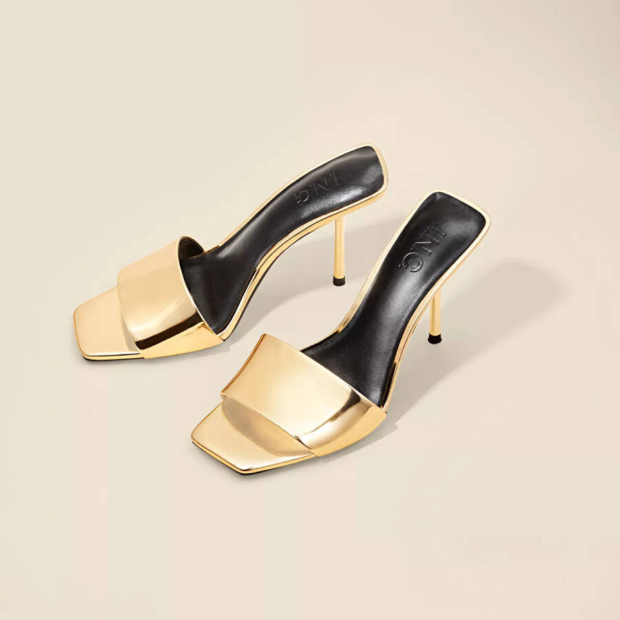 Candina Slide Dress Sandals, Created for Modazone Gold TPU - 2