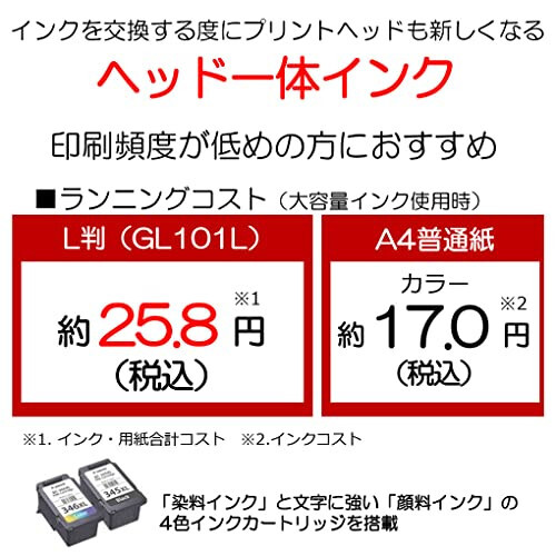 Canon A4 Color Inkjet Printer PIXUS TS203 USB Connection Model - 5