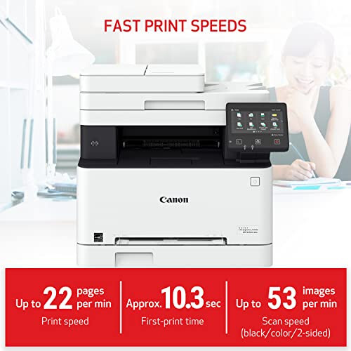 Canon Color imageCLASS MF656Cdw - Hammasi Birlashtirilgan, Ikki Tomonlama, Simsiz Lazer Printer, 3 Yil Cheklangan Kafolat, Oq - 11