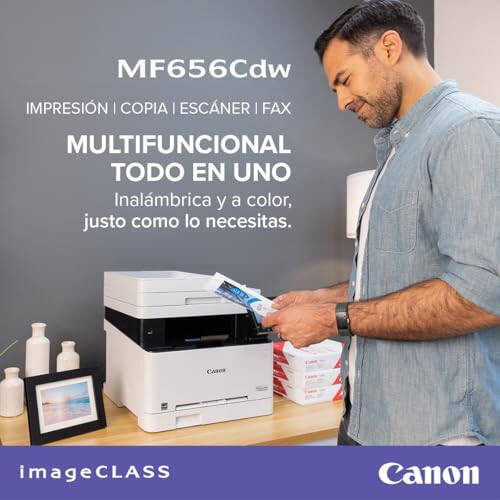 Canon Color imageCLASS MF656Cdw - Hammasi Birlashtirilgan, Ikki Tomonlama, Simsiz Lazer Printer, 3 Yil Cheklangan Kafolat, Oq - 2