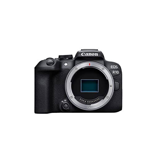 Canon EOS R10 İçerik Oluşturucu Kiti, RF-S18-45mm F4.5-6.3 is STM Lens, Tripod ve Stereo Mikrofonlu Aynasız Vlog Kamerası, 24.2 Megapiksel CMOS (APS-C) Sensör, 4K Video, Siyah - 3