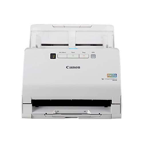 Canon imageFORMULA RS40 Foto va Hujjatlarni Skner qiluvchi, Avtomatik Hujjat Kiritish bilan | Windows va Mac | Fotosuratlarni Skner qiladi - Jonli Rang - USB Interfeysi - 1200 DPI - Yuqori Tezlik - Oson Sozlash - 1