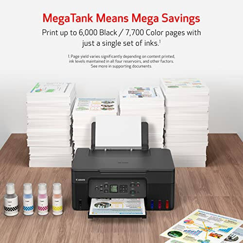 Canon MegaTank G3270 All-in-One Wireless Inkjet Printer. for Home Use, Print, Scan and Copy, Black - 6