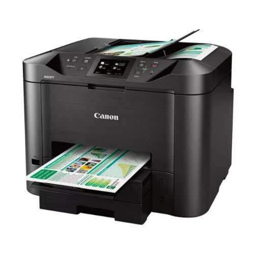 Canon Office and Business MB5420 Simsiz Ko‘p Funktsiyali Printer, Skaner, Nusxalash va Faks, Mobil va Ikki Tomonlama Chop etish bilan, Qora, Stolda - 11