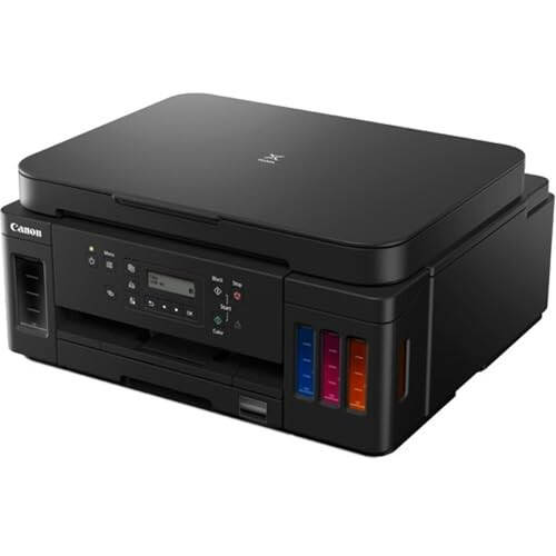 Canon PIXMA G6020 Çok Fonksiyonlu Süper Tank Kablosuz (Megatank) Yazıcı, Fotokopi Cihazı ve Tarayıcı, Mobil Baskı ile, Siyah, Alexa ile Çalışır - 2