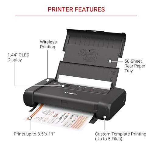 Canon PIXMA TR150 Simsiz Ko'chma Printer - 5