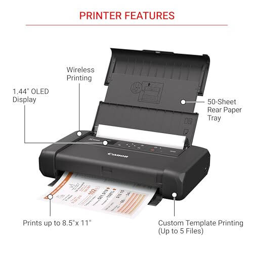 Canon PIXMA TR150 Simsiz Ko'chma Printer - 5