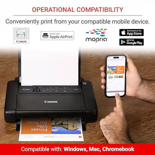 Canon PIXMA TR150 Simsiz Ko'chma Printer - 6