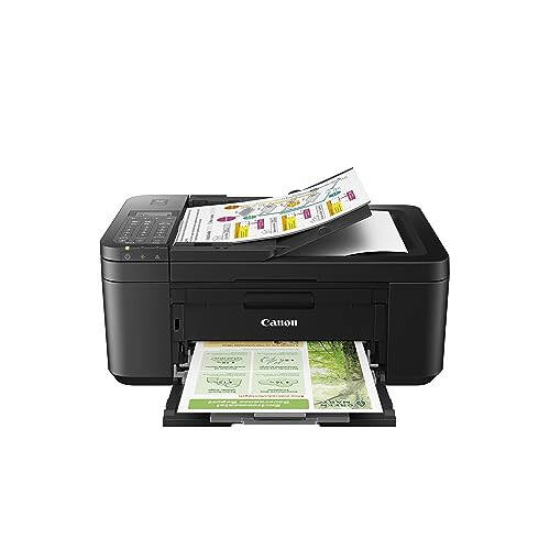 Canon PIXMA TR4720 All-in-One Wireless Printer for Home use, with Auto Document Feeder, Mobile Printing and Built-in Fax, Black - 1