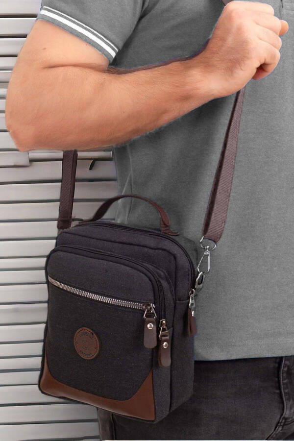 Canvas Hand and Messenger Bag Medium Size - 1