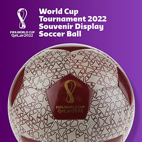 Capelli Sport FIFA World Cup Qatar 2022 Tournament Soccer Ball Souvenir Display, Officially Licensed Futbol for Youth and Adult Soccer Players - 2