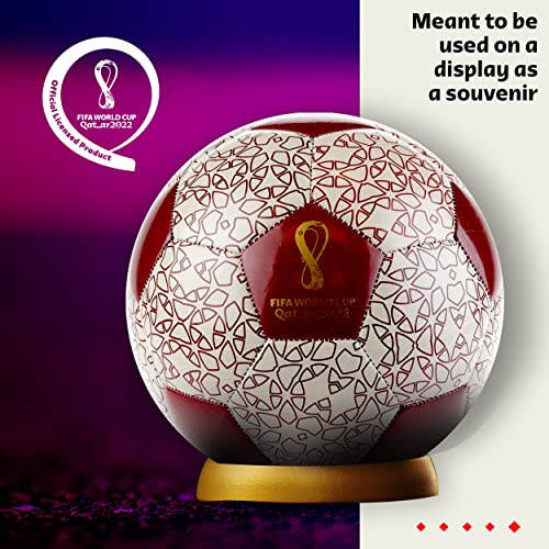 Capelli Sport FIFA World Cup Qatar 2022 Tournament Soccer Ball Souvenir Display, Officially Licensed Futbol for Youth and Adult Soccer Players - 7