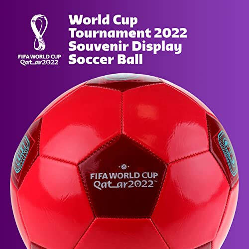 Capelli Sport FIFA World Cup Qatar 2022 Tournament Soccer Ball Souvenir Display, Officially Licensed Futbol for Youth and Adult Soccer Players - 2