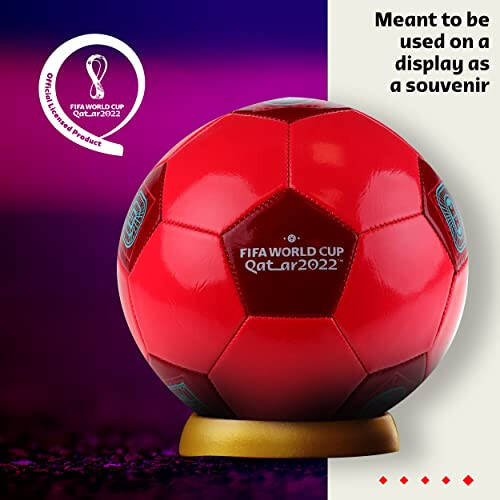 Capelli Sport FIFA World Cup Qatar 2022 Tournament Soccer Ball Souvenir Display, Officially Licensed Futbol for Youth and Adult Soccer Players - 7