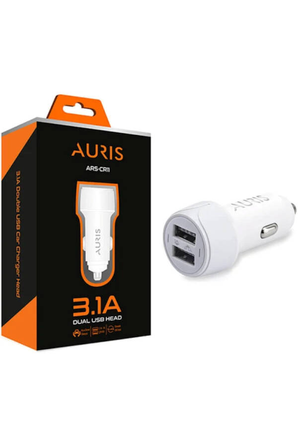 Car Charger, Dual USB Output Cigarette Lighter, Car Charging Device - 1