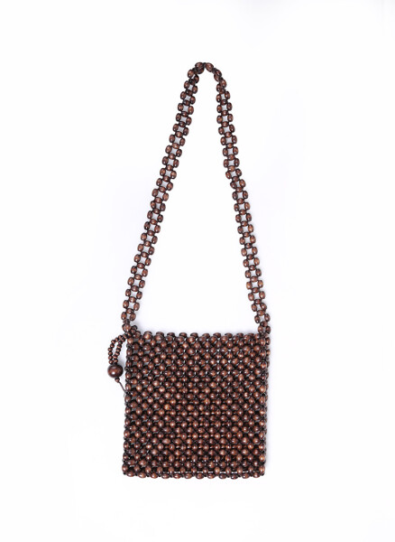 CARIA Women's Handmade Beaded Shoulder Bag - 1