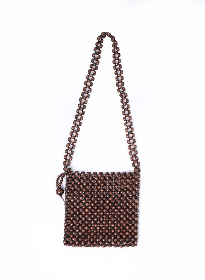 CARIA Women's Handmade Beaded Shoulder Bag - 1