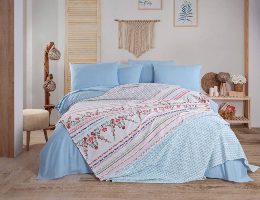 Carla Double Bed Quilt Set by Nevresim Dünyası - 1